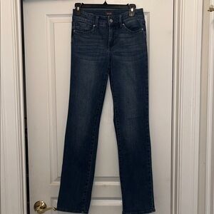 NYDJ Dark Blue Straight Leg Jeans